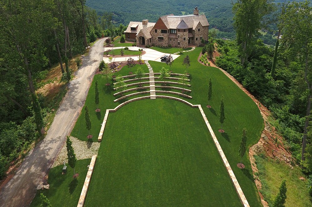 Atlanta Custom Construction Projects Ampitheater landscape