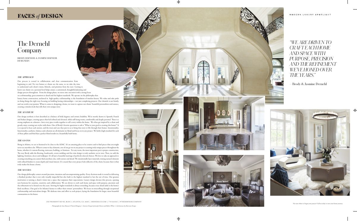 Faces of Design 2026 feature on The Dernehl Company