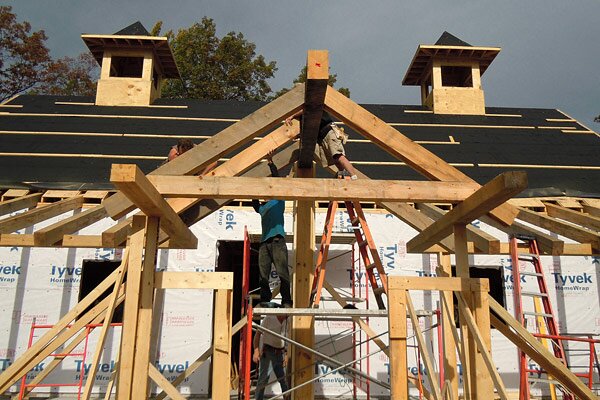 barn house construction in Atlanta