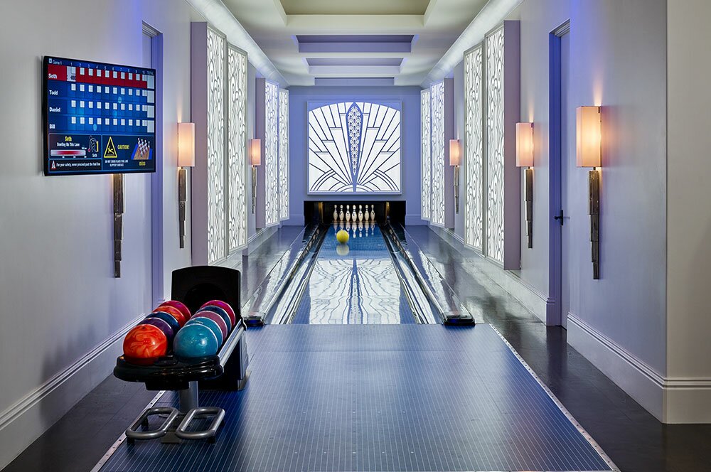 Atlanta Residential Bowling Alley construction