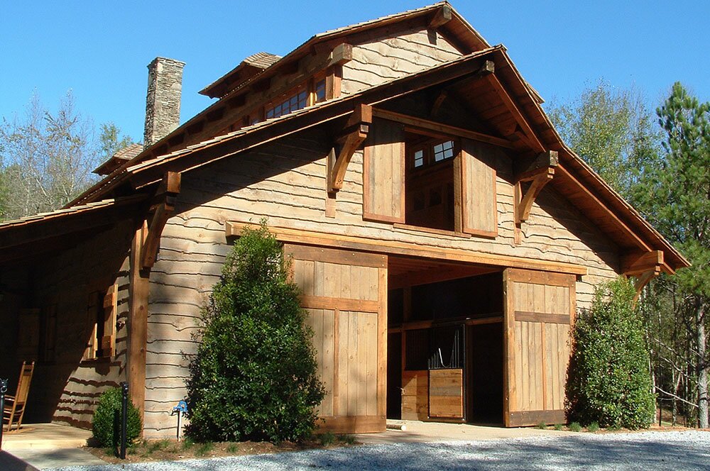 Atlanta custom stable barn house construction